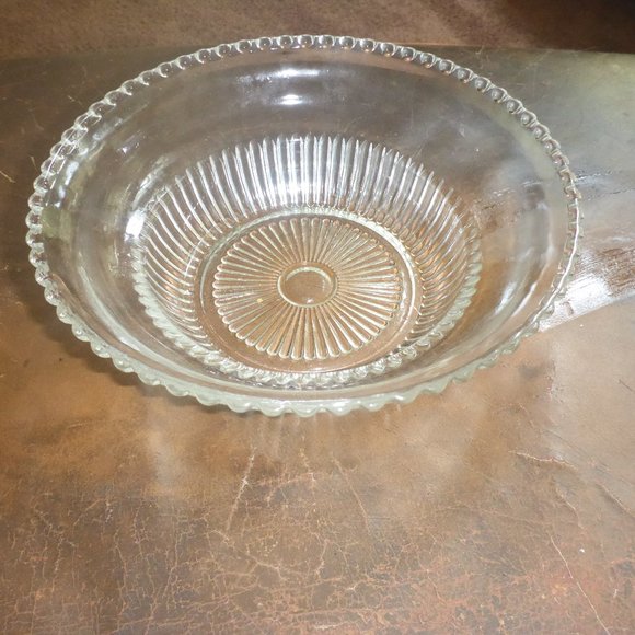 Vintage Dining Vintage Glass Serving Bowl Poshmark